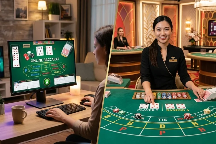 Online Baccarat vs Live Dealer Baccarat: Key Differences Explained